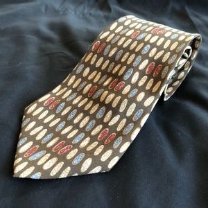 BRANDINI LE COLLEZIONI Necktie Brown Oval Eggs
